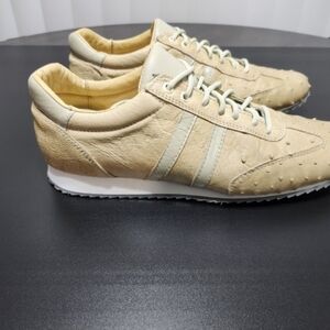 Mens Belvedere Parker Ostrich Italian Shoes